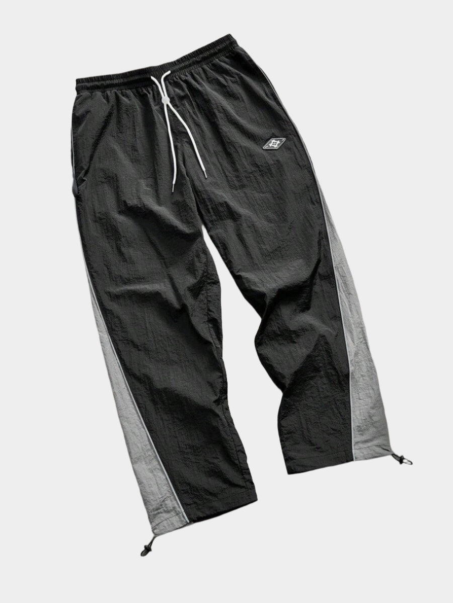 Pantalon de survêtement à séchage rapide et blocs de couleurs pour hommes