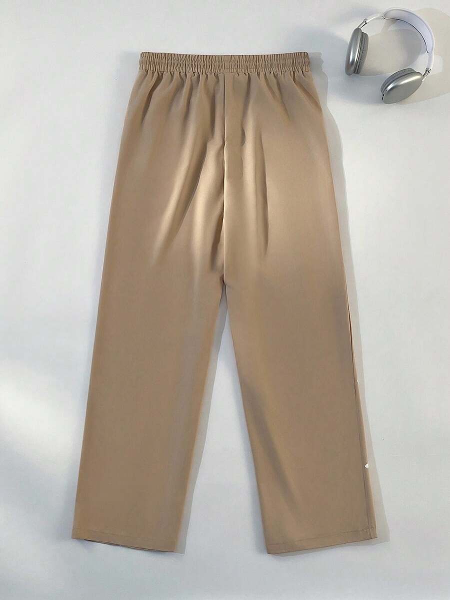 Pantalon de survêtement élégant avec patchs contrastés pour hommes
