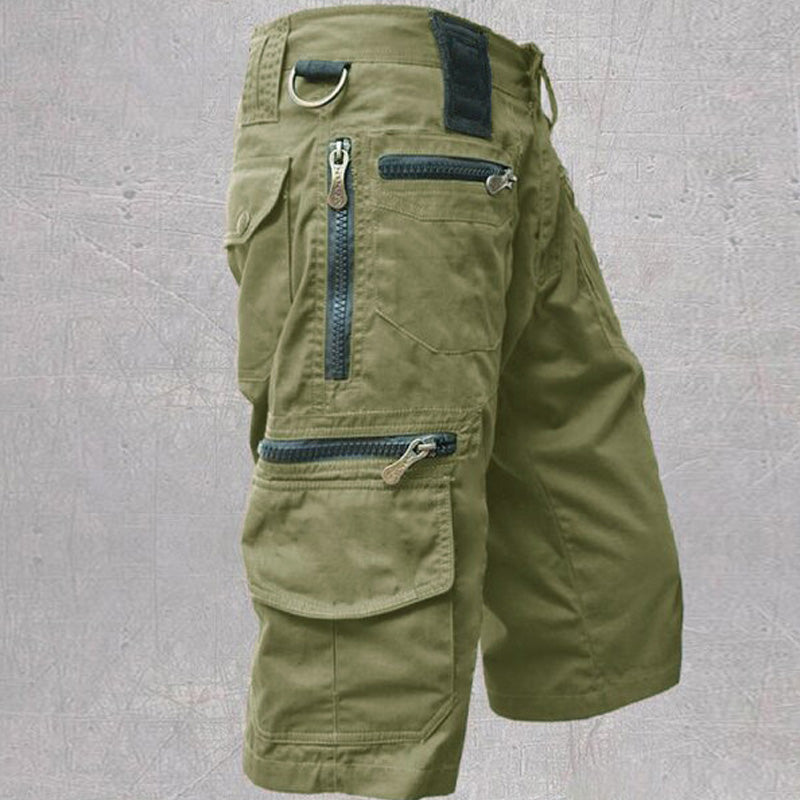 Short cargo coupe décontractée – Vêtements d'été utilitaires pour hommes