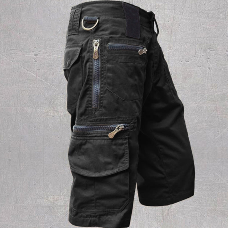 Short cargo coupe décontractée – Vêtements d'été utilitaires pour hommes