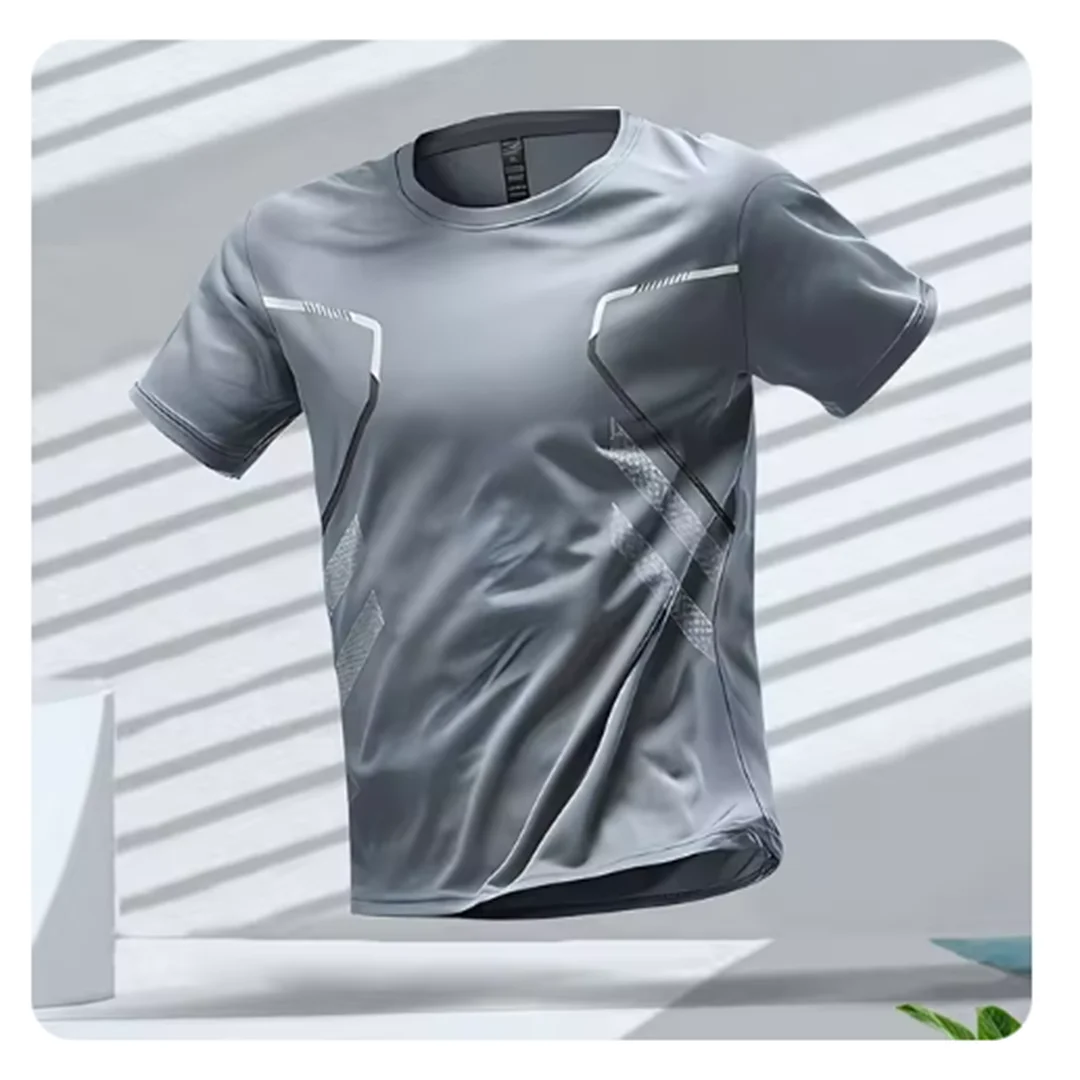T-shirt performant à séchage rapide et évacuation de l'humidité pour homme