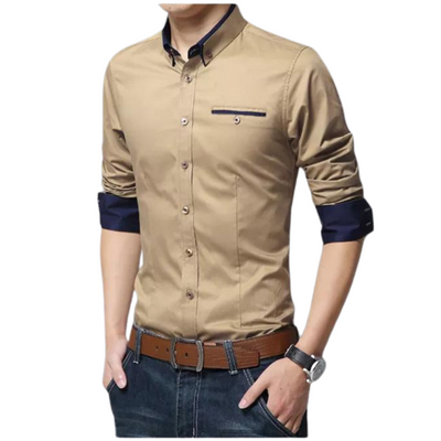 Leander - Blouse classique formelle pour Homme