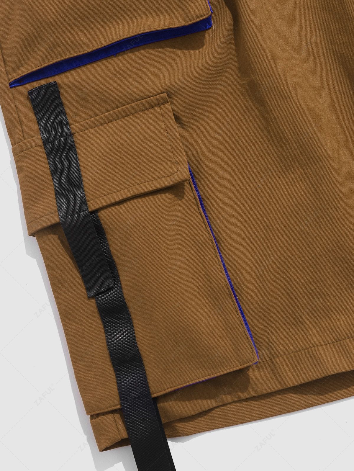 Bermuda à cordon de serrage et blocs de couleurs – Streetwear homme