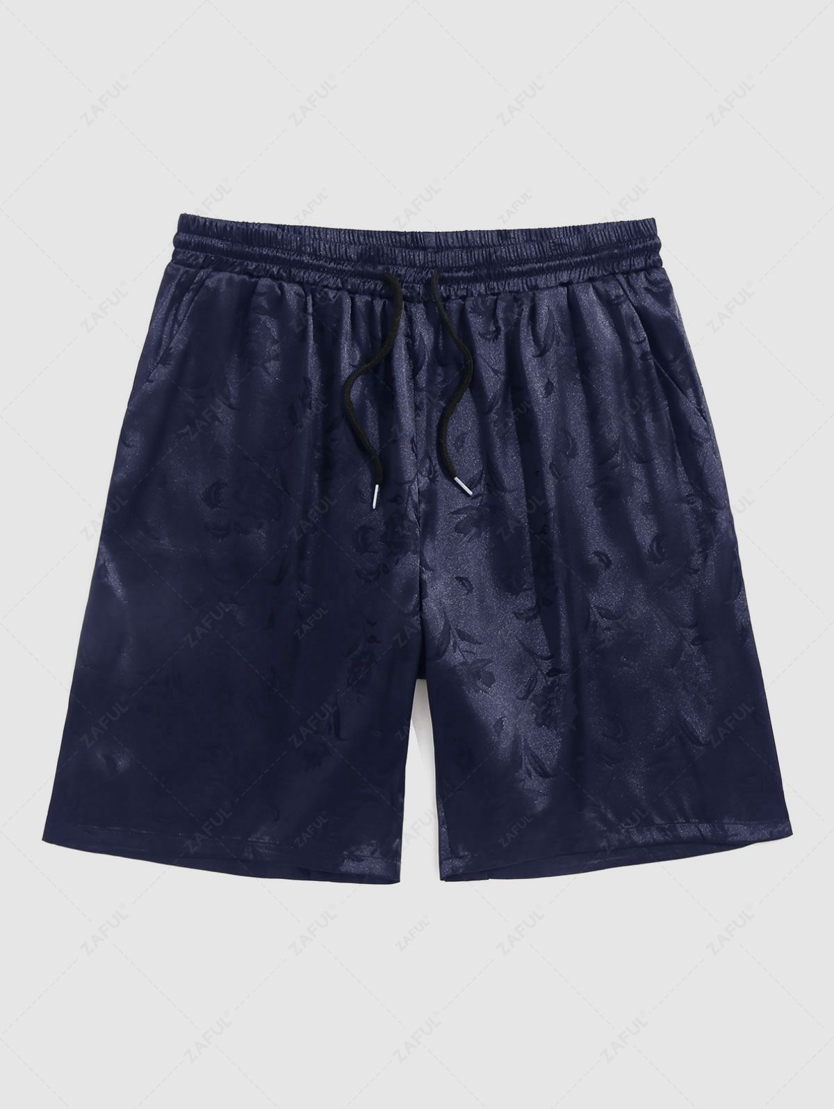 Chemise et short en satin jacquard fleuri deux ensembles pour un look estival tendance
