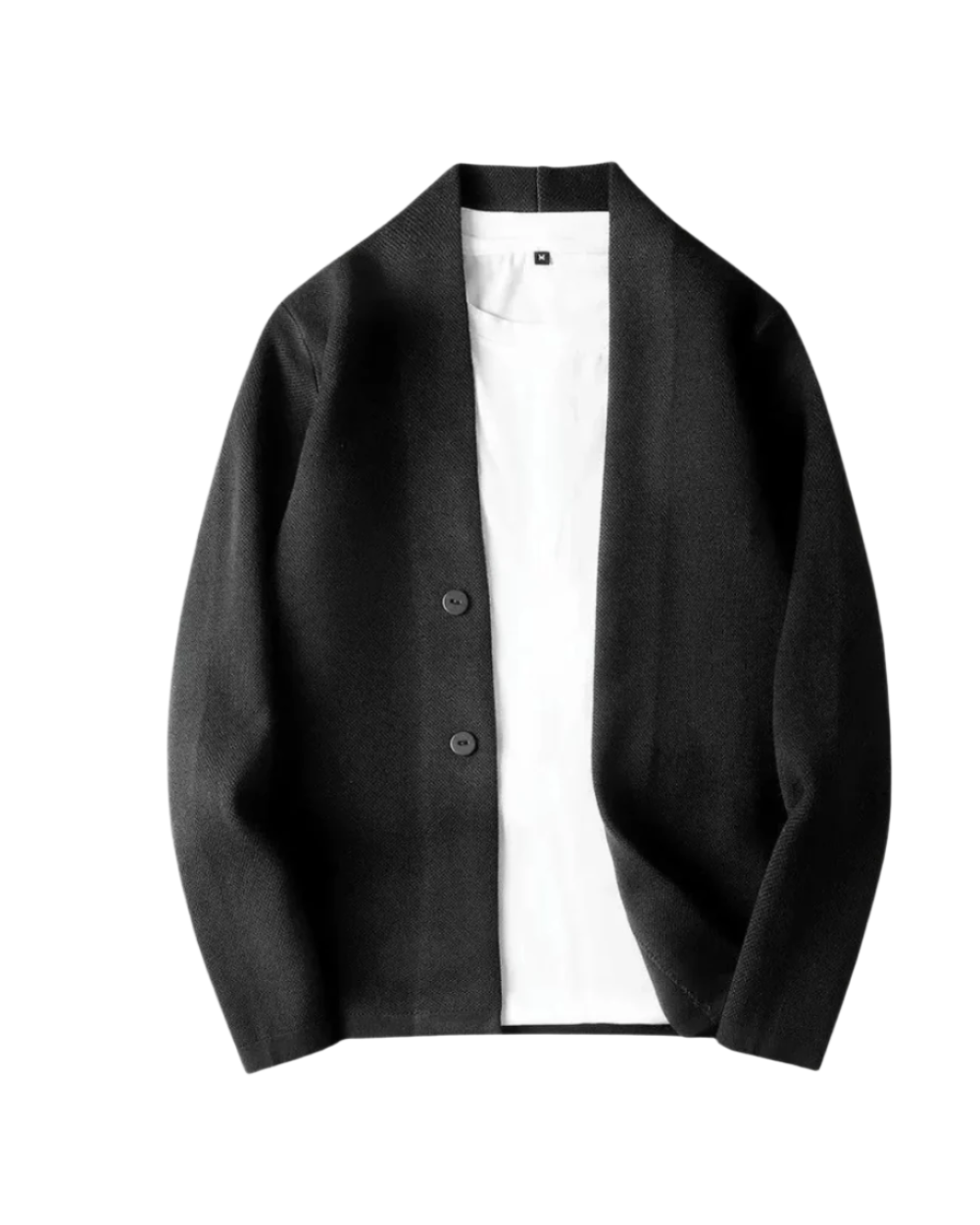 Blazer décontracté à col châle – Coupe décontractée à deux boutons pour homme