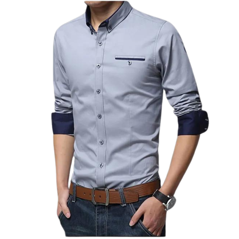 Leander - Blouse classique formelle pour Homme