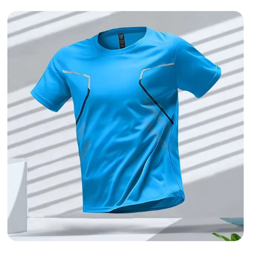 T-shirt performant à séchage rapide et évacuation de l'humidité pour homme