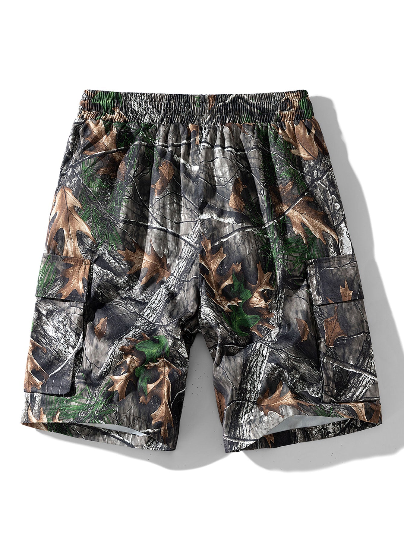 Short bermuda camouflage forêt – Style extérieur à cordon pour homme
