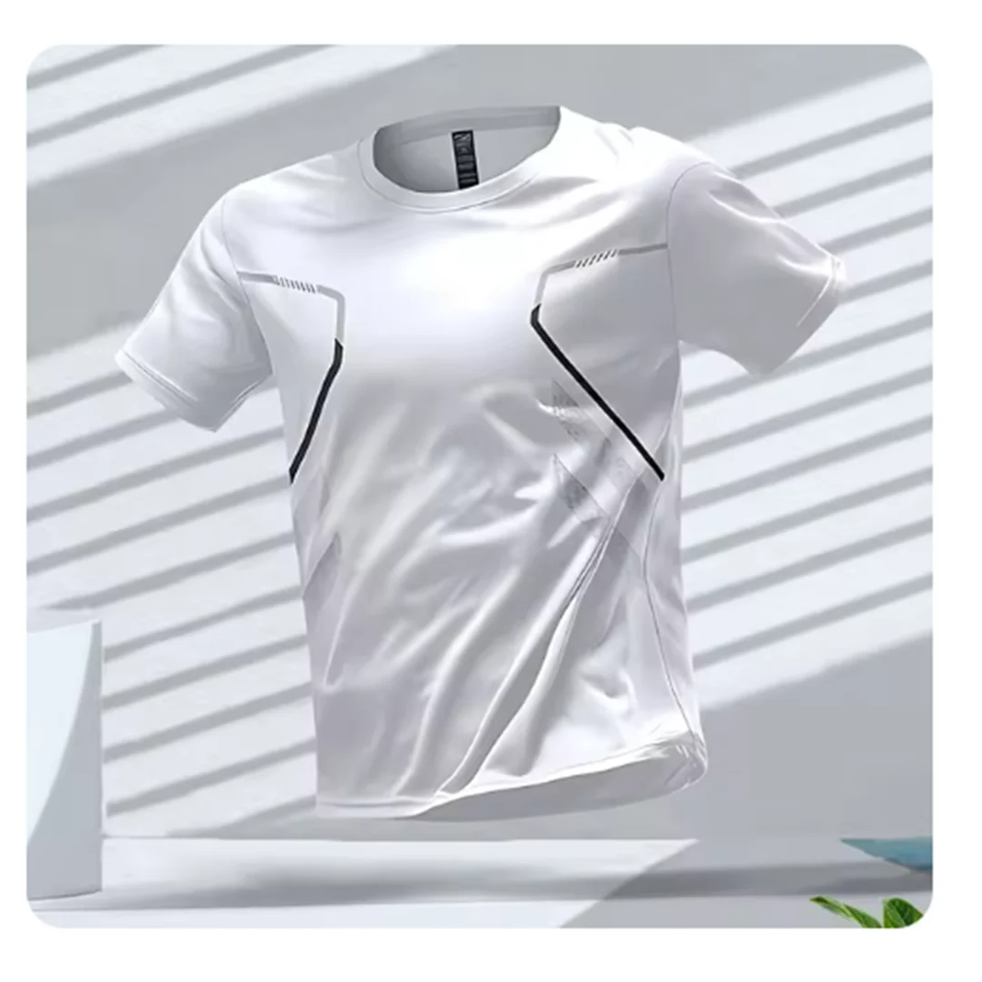 T-shirt performant à séchage rapide et évacuation de l'humidité pour homme