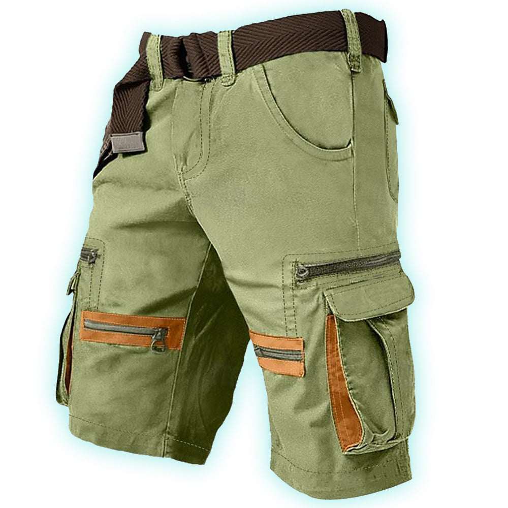 Short cargo en coton résistant pour homme – Style utilitaire robuste