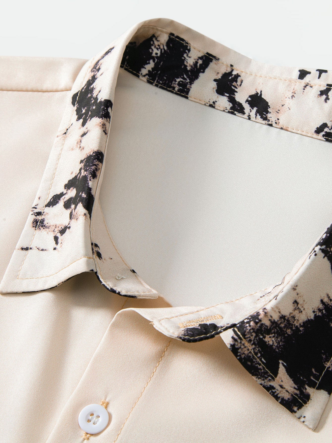 Chemise et short à cordon imprimé tropical deux ensembles pour les vacances