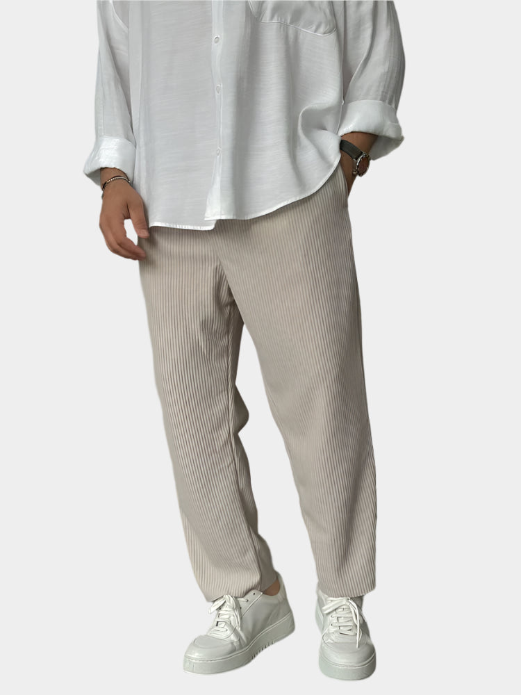Pantalon habillé luxe doux – Élégance quotidienne pour homme