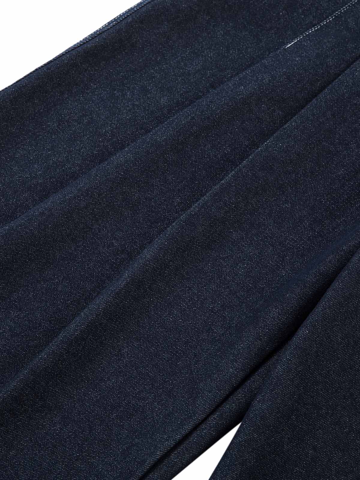 Pantalon ample plissé avec coutures contrastées pour homme