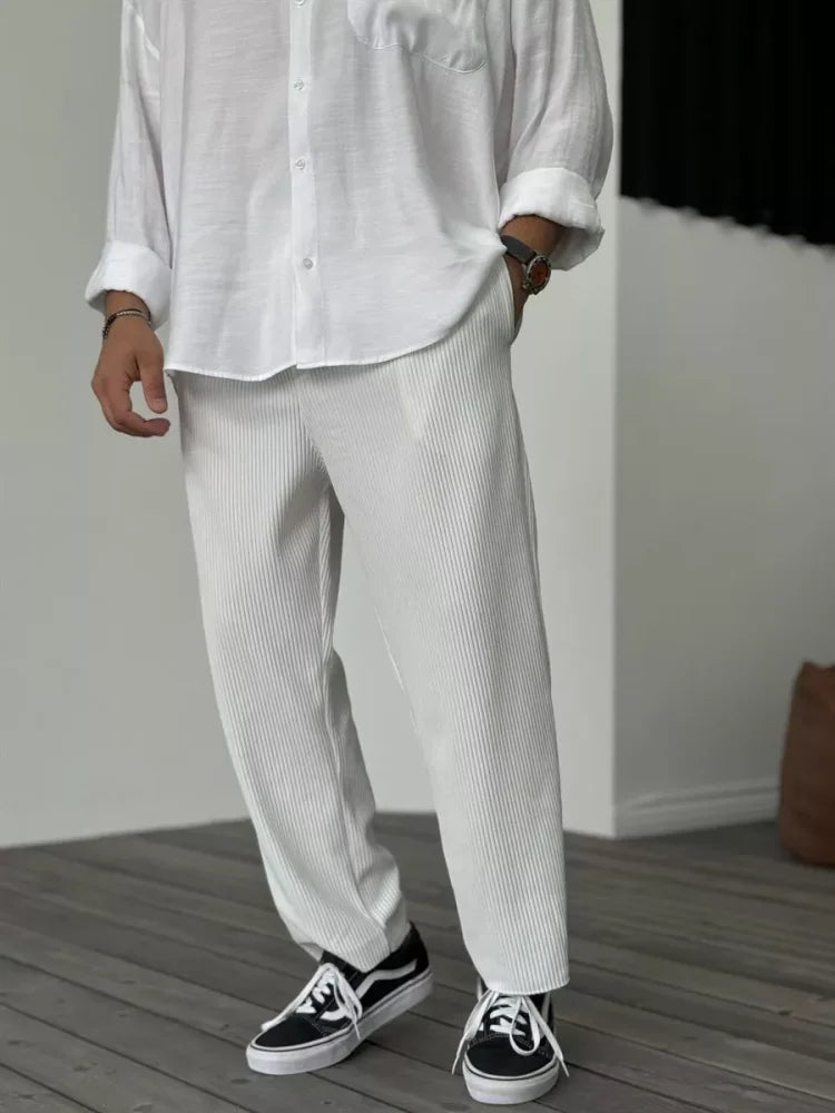 Pantalon habillé luxe doux – Élégance quotidienne pour homme