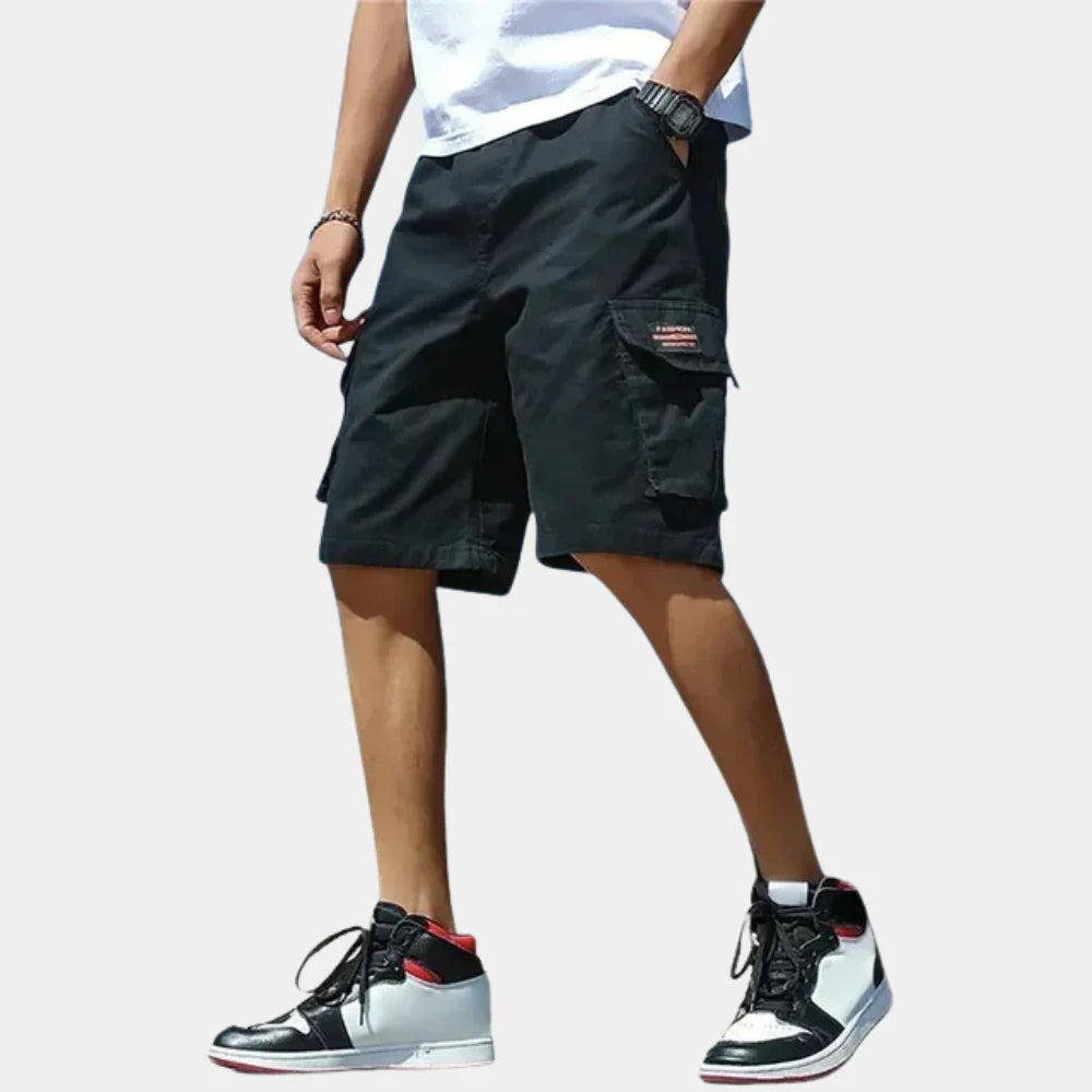 Short Cargo en Coton – Style Décontracté Homme Été Extérieur