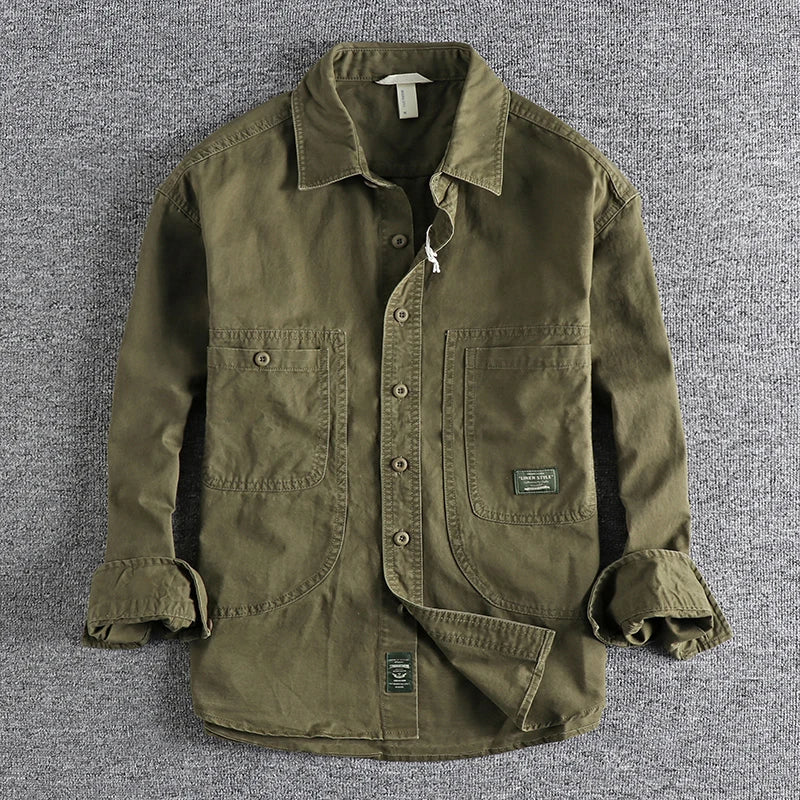 Augustin - Chemise de travail classique, alliant confort et durabilité pour une journée productive