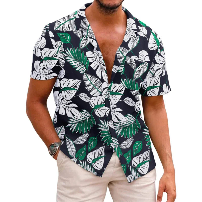 Bartholomew - Chemisier fleuri pour homme