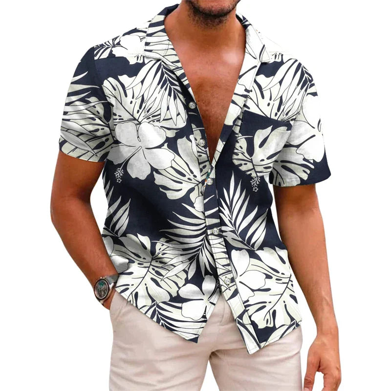 Bartholomew - Chemisier fleuri pour homme