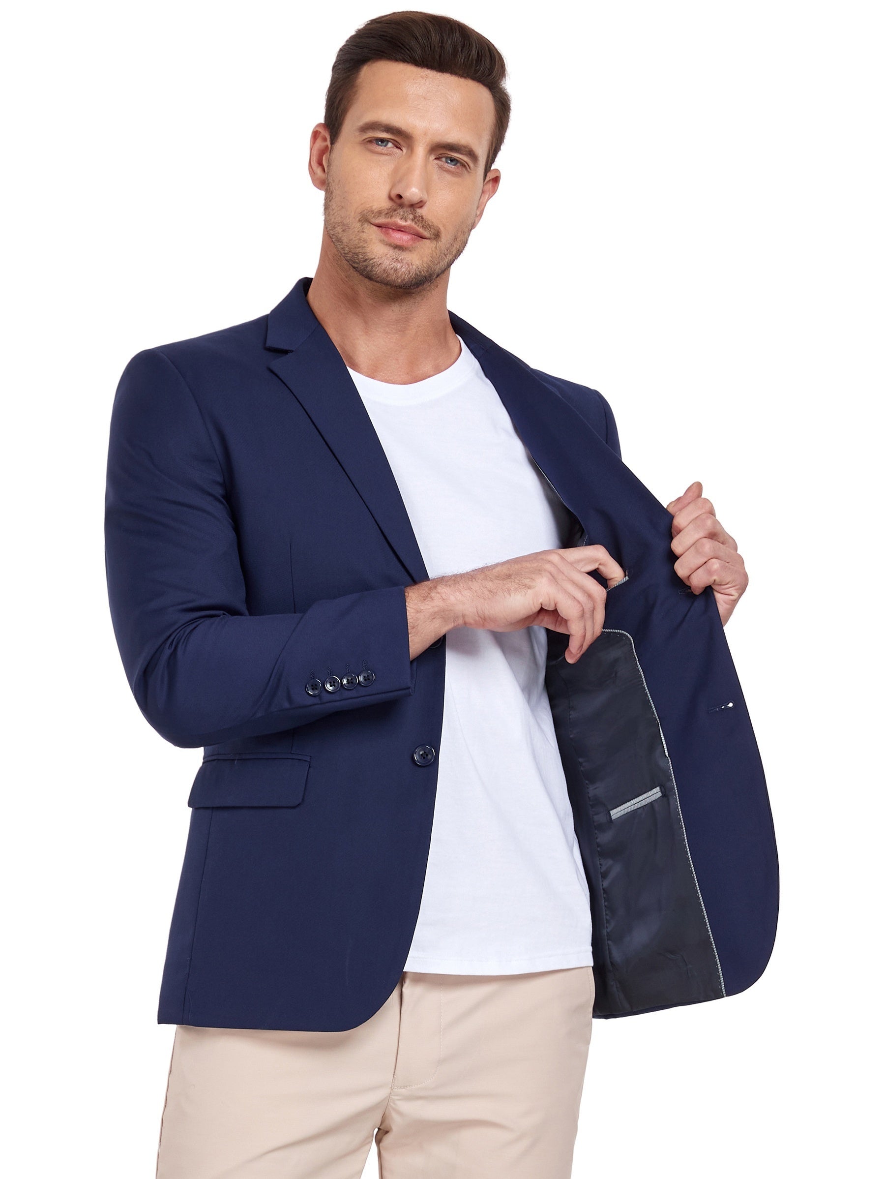 Blazer élégant et slim pour homme – Tenues habillées et décontractées