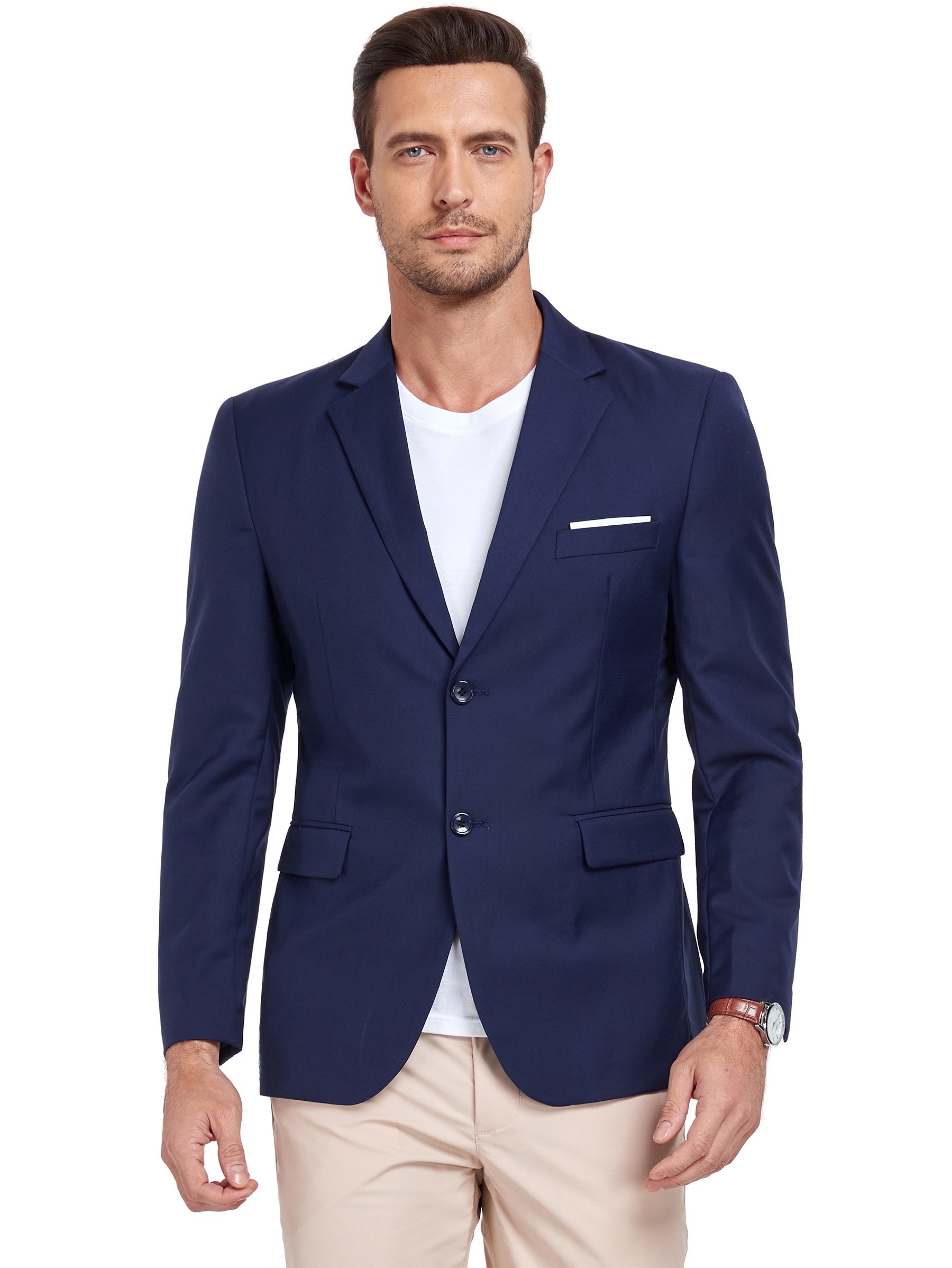 Blazer élégant et slim pour homme – Tenues habillées et décontractées