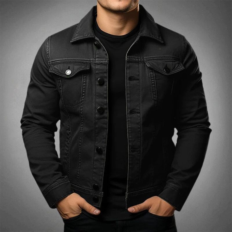 Veste en Jean Moderne pour Homme – Style Décontracté Tendance