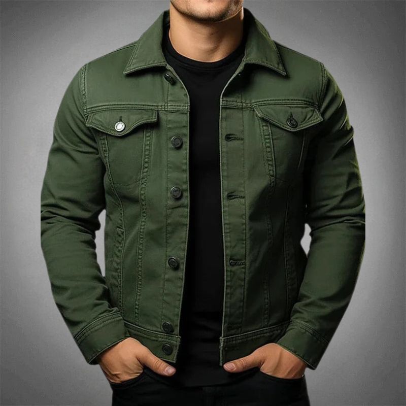 Veste en Jean Moderne pour Homme – Style Décontracté Tendance