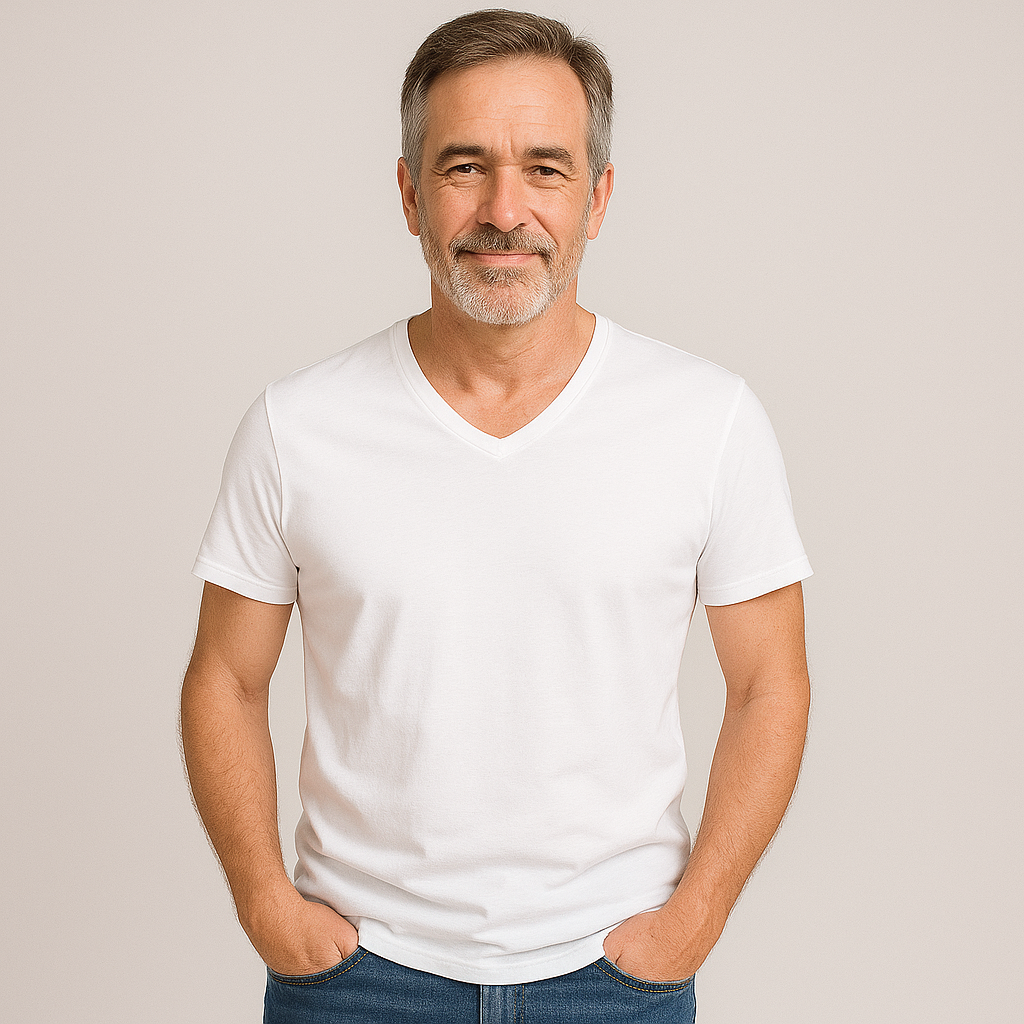 T-shirt classique en coton pour homme – Style intemporel au quotidien