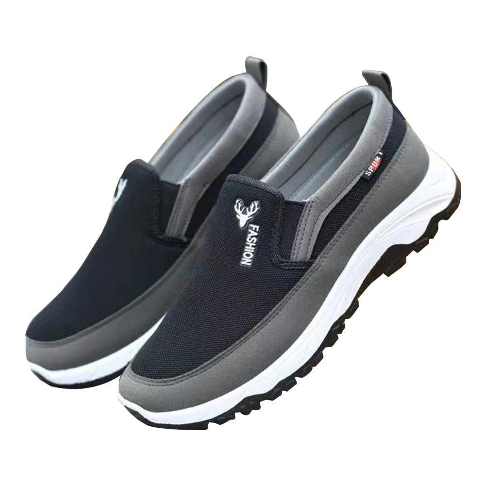 Chaussures de course à enfiler – Baskets légères et amortissantes pour homme