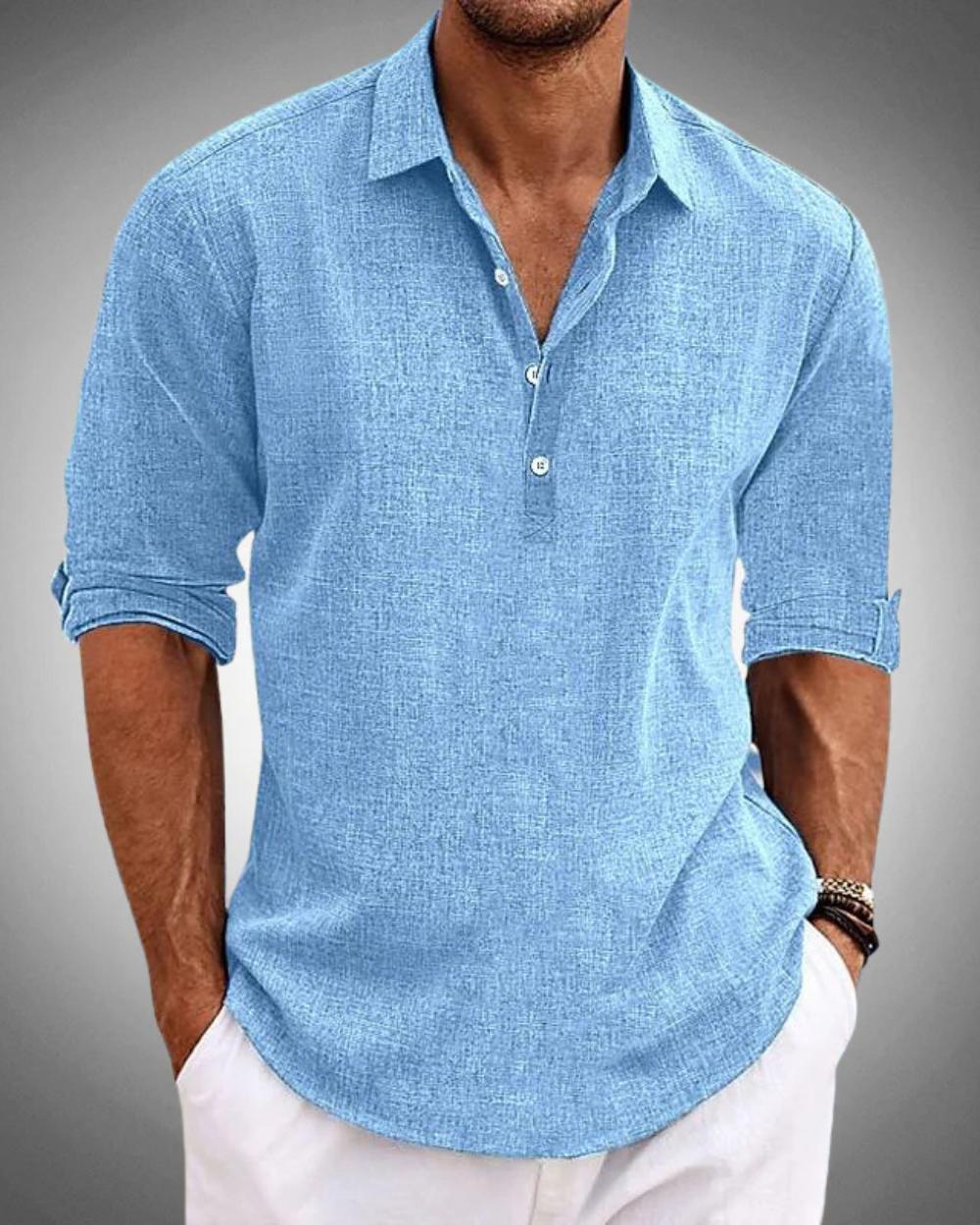 Chemise Classique en Coton pour Homme – Élégante et Respirante