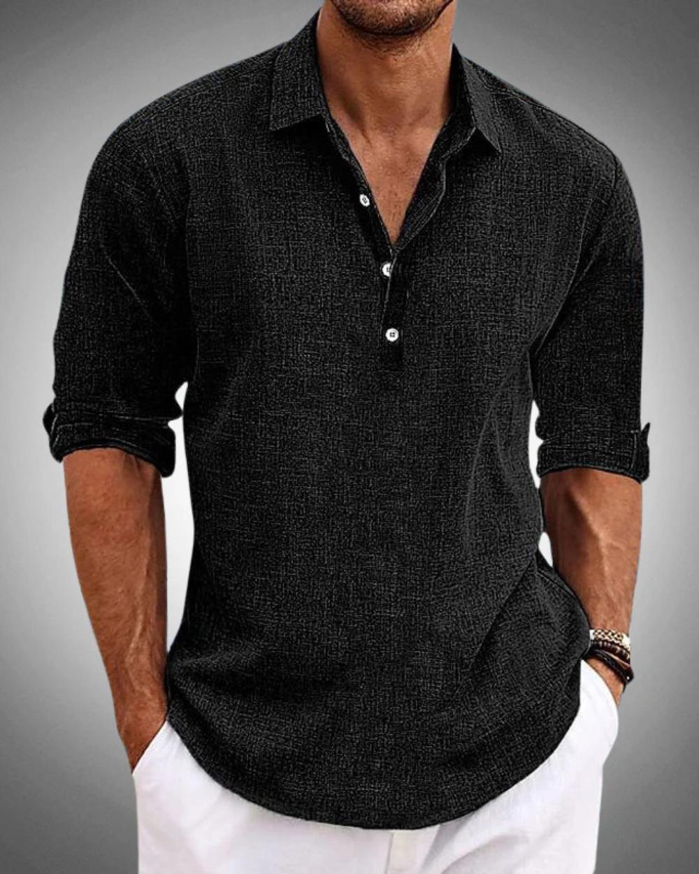 Chemise Classique en Coton pour Homme – Élégante et Respirante