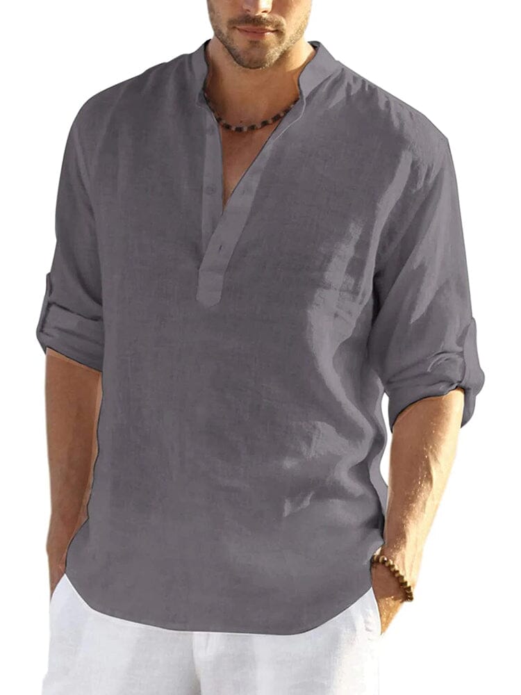 Chemise Homme Col Ouvert, Style Estival Décontracté pour les Vacances