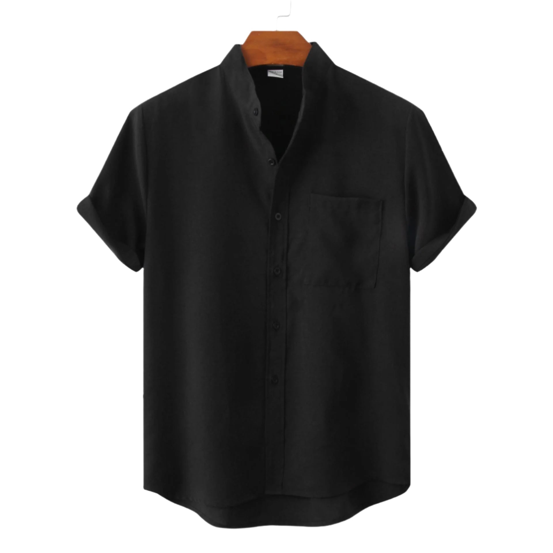 Chemise boutonnée en coton essentielle pour homme – Style décontracté ou formel