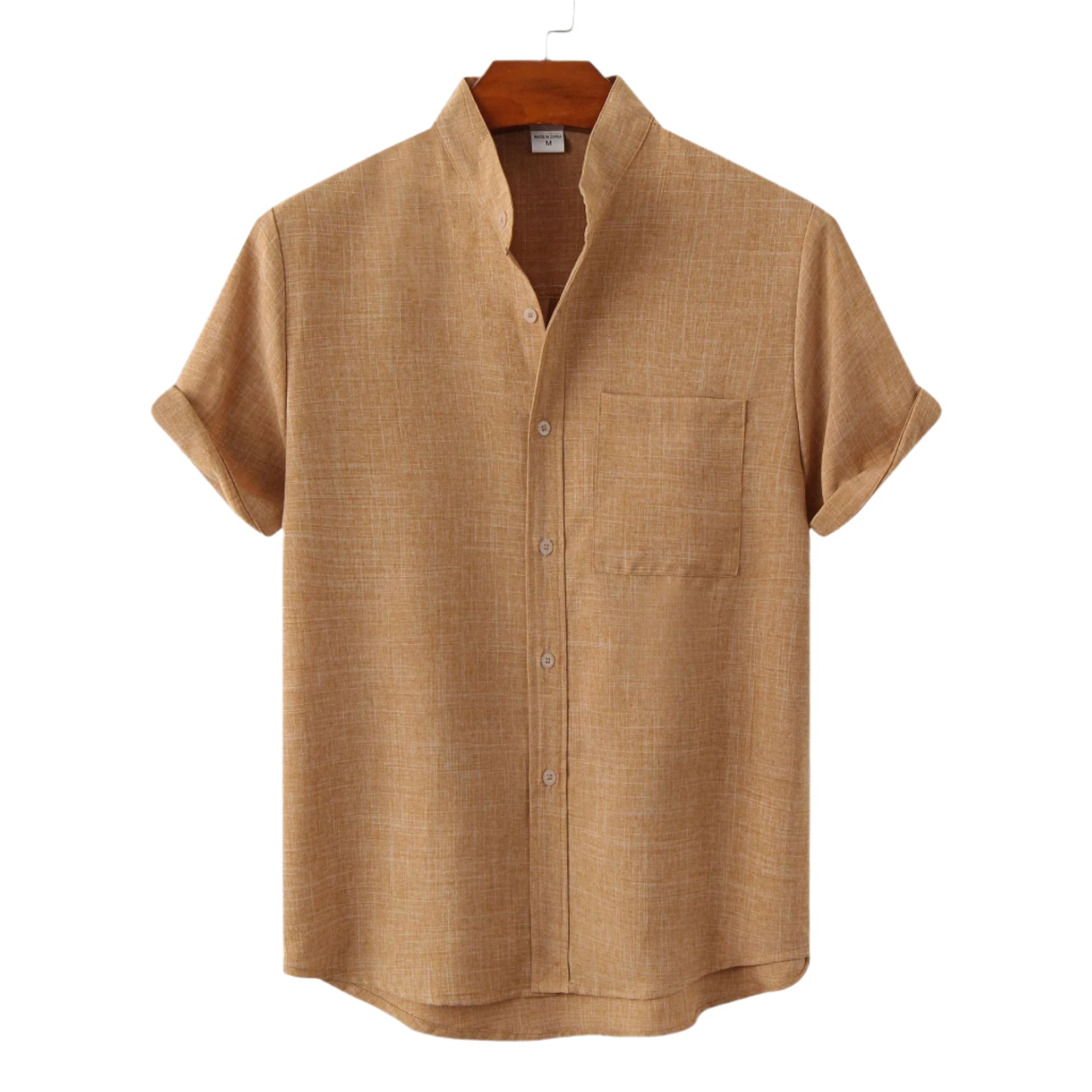 Chemise boutonnée en coton essentielle pour homme – Style décontracté ou formel