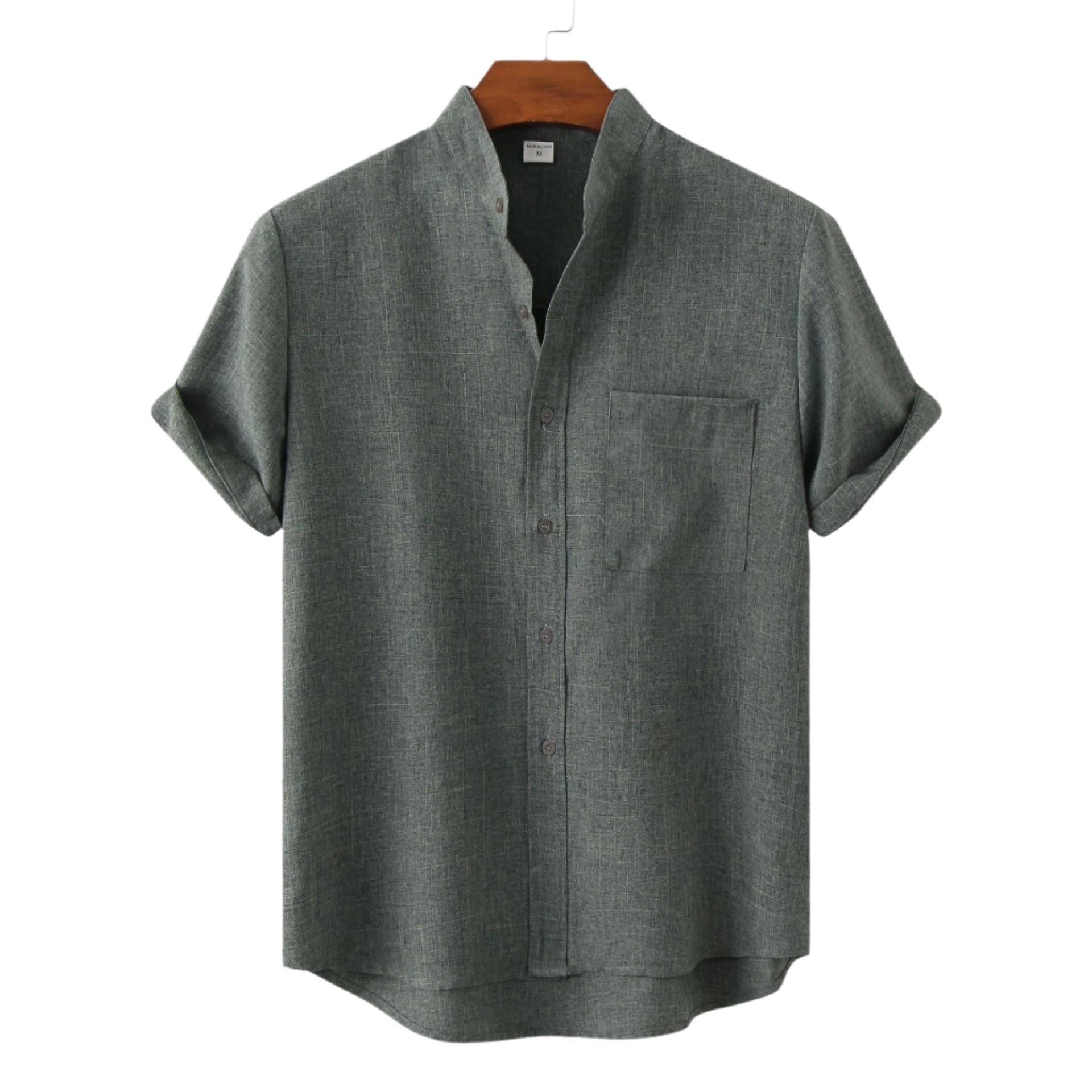 Chemise boutonnée en coton essentielle pour homme – Style décontracté ou formel