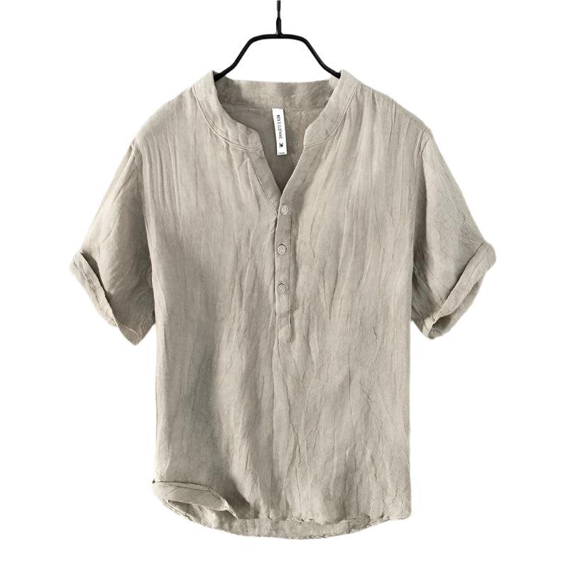 Chemise d'Été en Flax pour Homme – Légère, Chic et Respirante