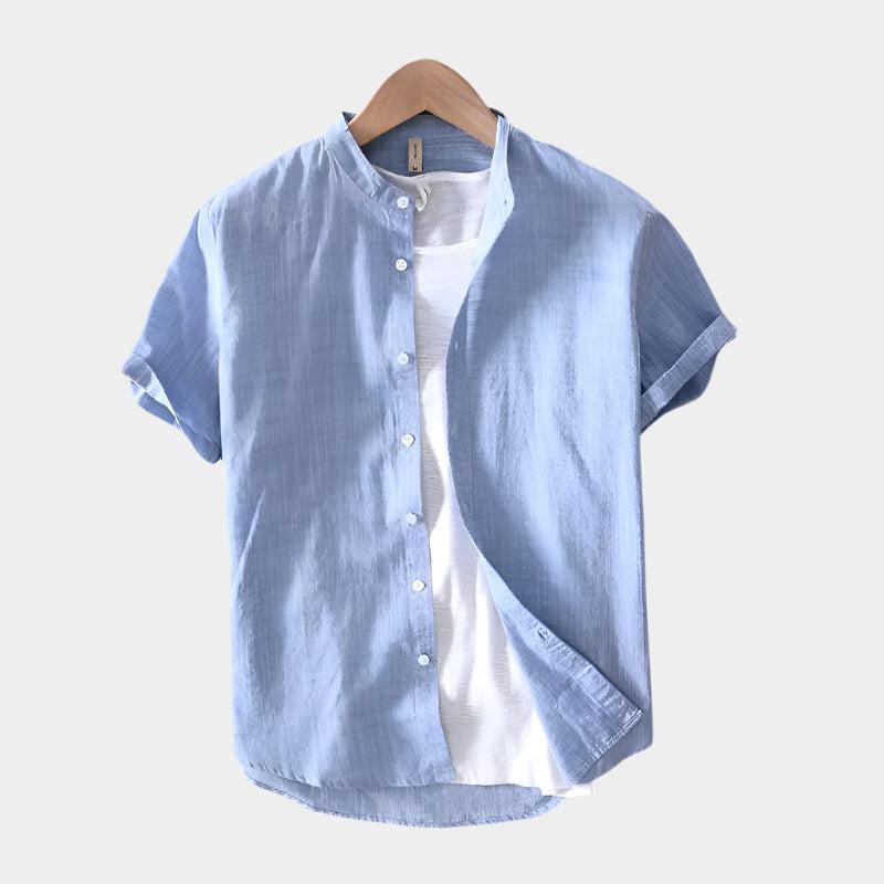 Chemise en coton coupe décontractée pour homme – Confort léger au quotidien