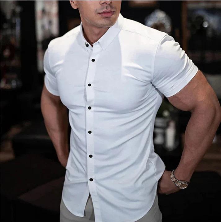 Chemise homme élégante – Élégance Moderne & Coupe Ajustée