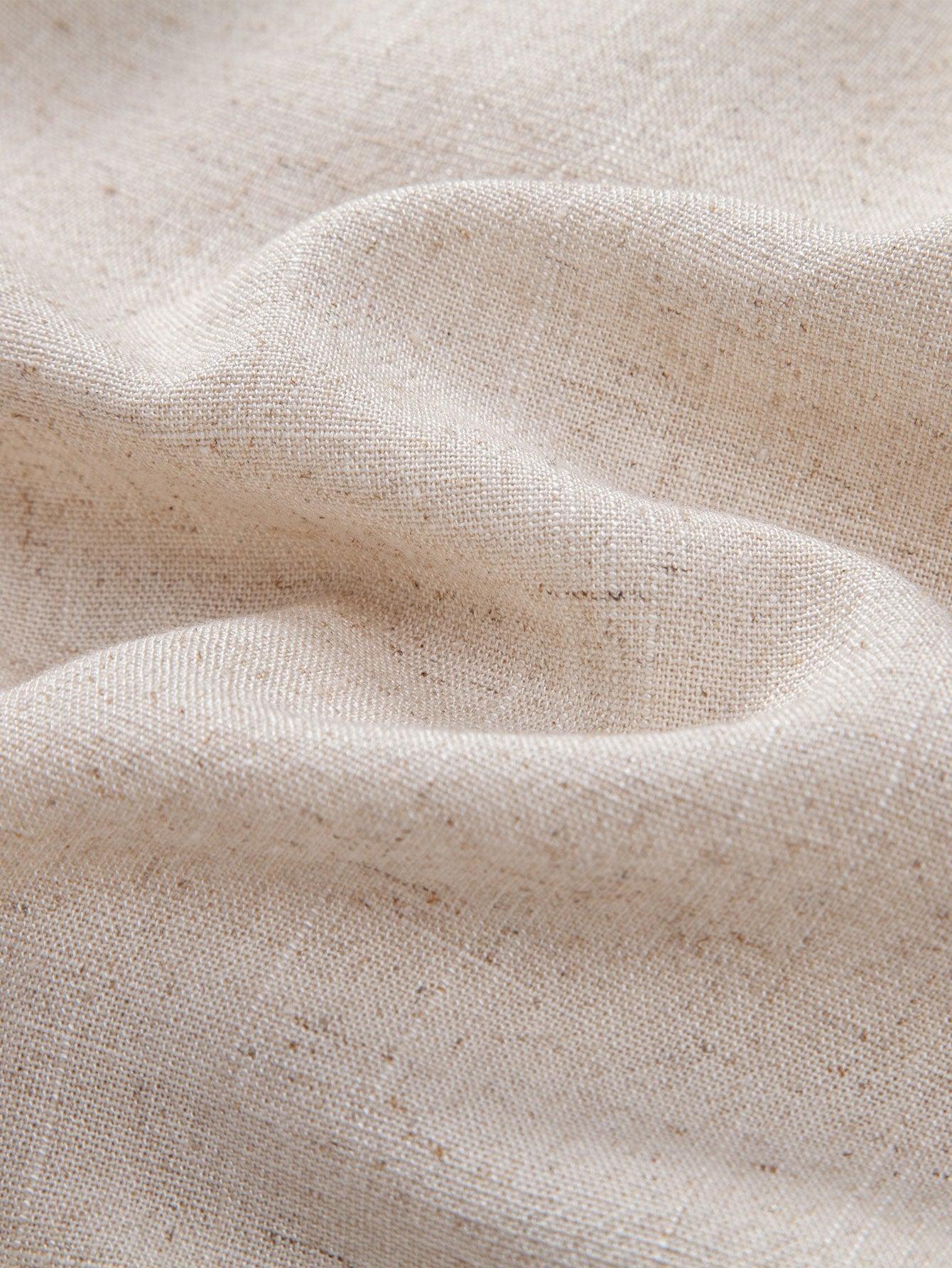 Chemise utilitaire en lin et rayonne et pantalon droit – Ensemble d'été pour homme