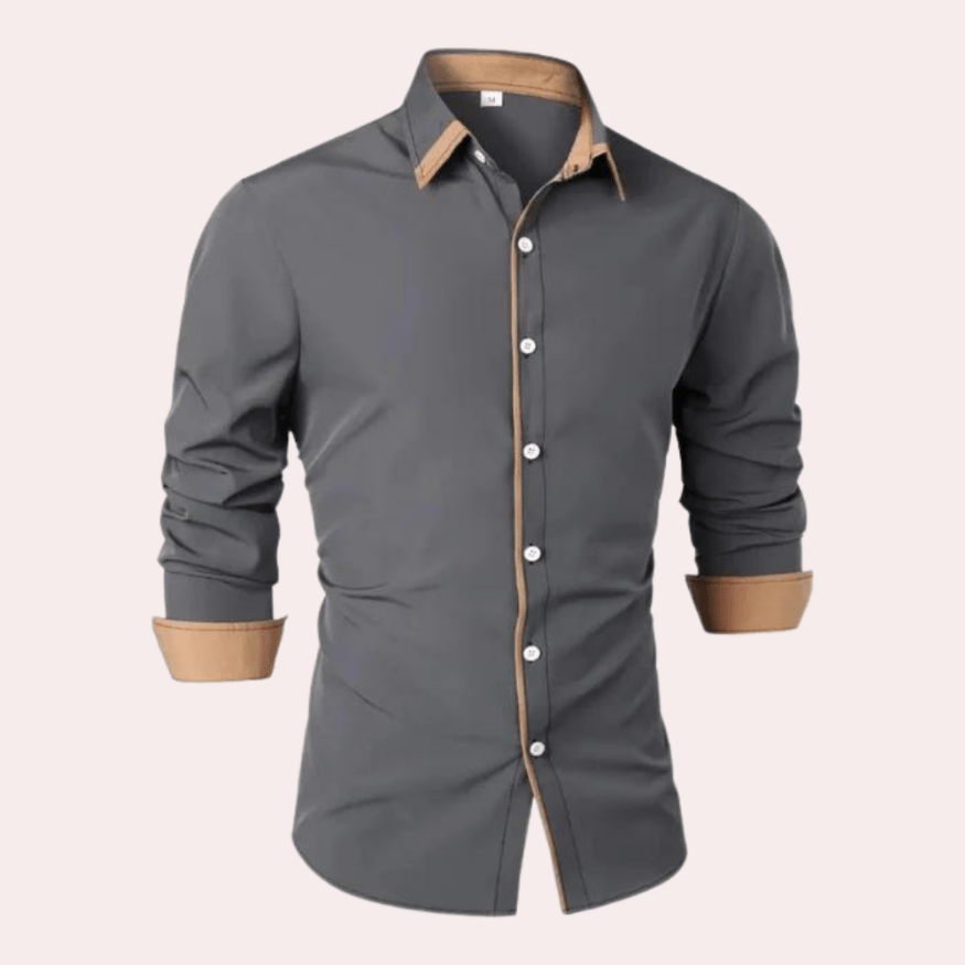Chemise homme, coton léger, élégante 2