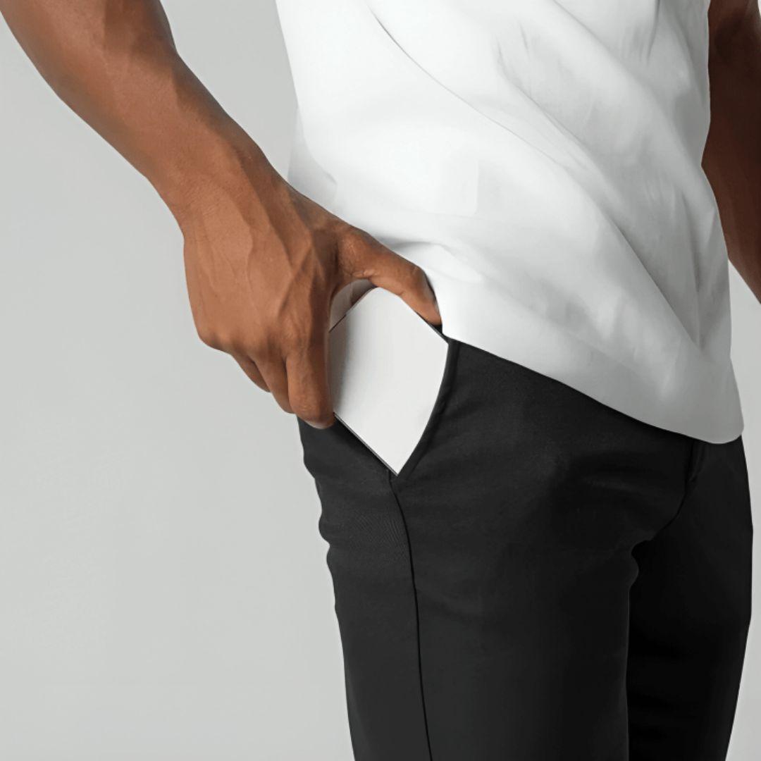 Chinos stretch pour hommes - ajustés, respirants et confortables 2