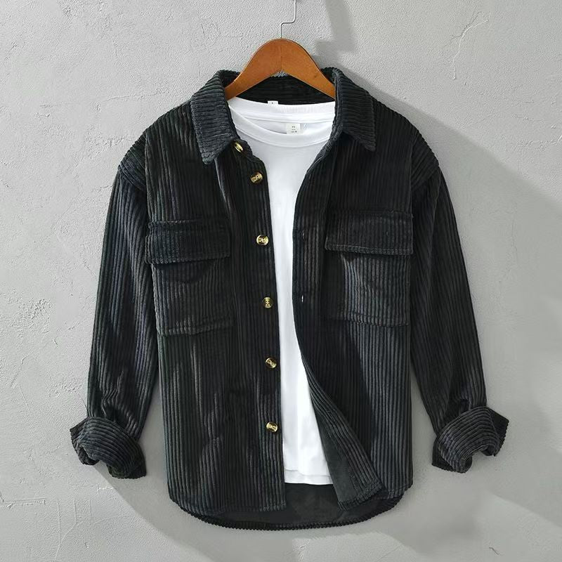 Constant - Veste en velours côtelé vintage, alliant style intemporel et confort pour toutes les occasions