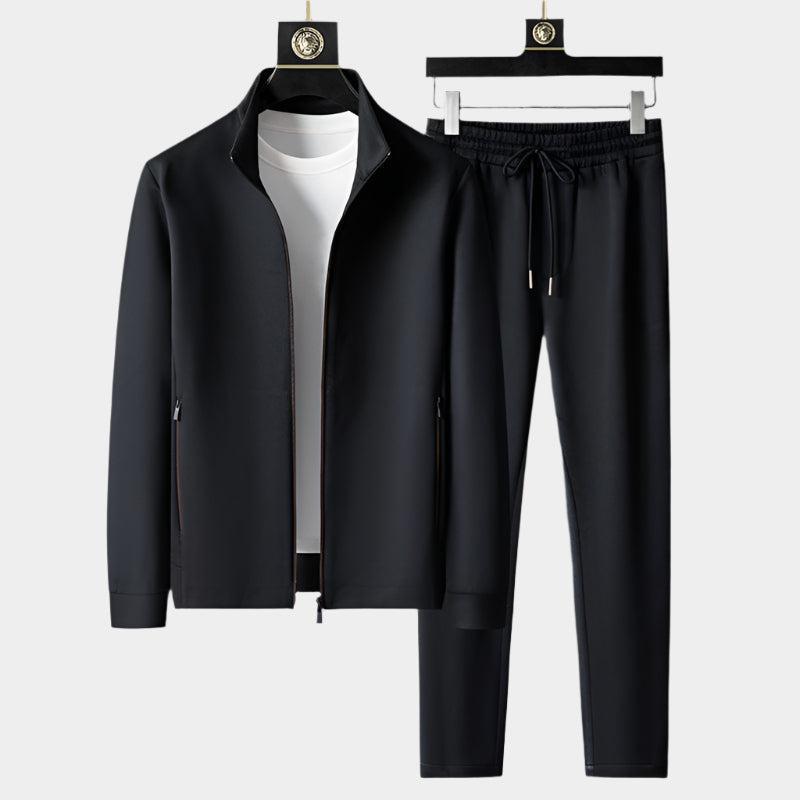 Ensemble Survêtement avec Veste Zippée et Pantalon Homme