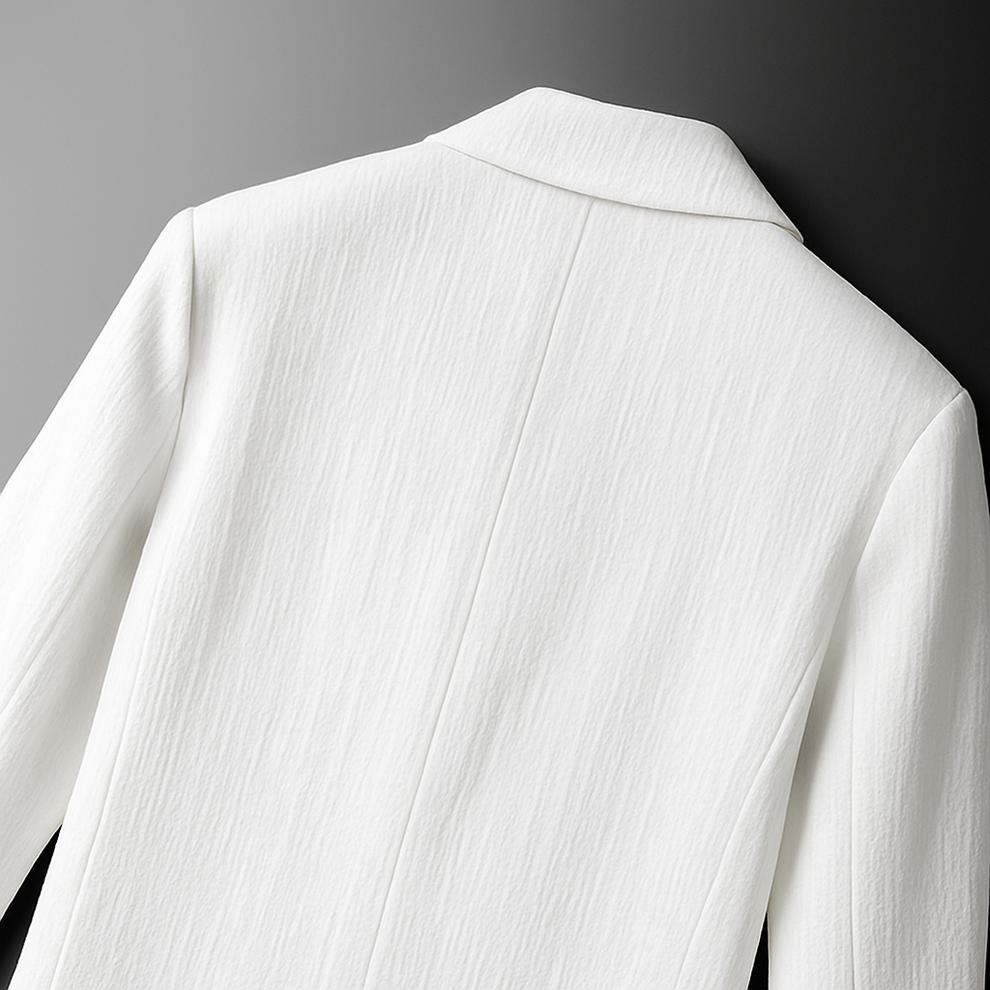 Ensemble blazer et pantalon en lin – Costume d'été décontracté pour femme