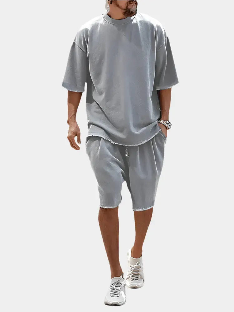 Ensemble short de sport décontracté – Vêtements de sport pour l'entraînement et les loisirs