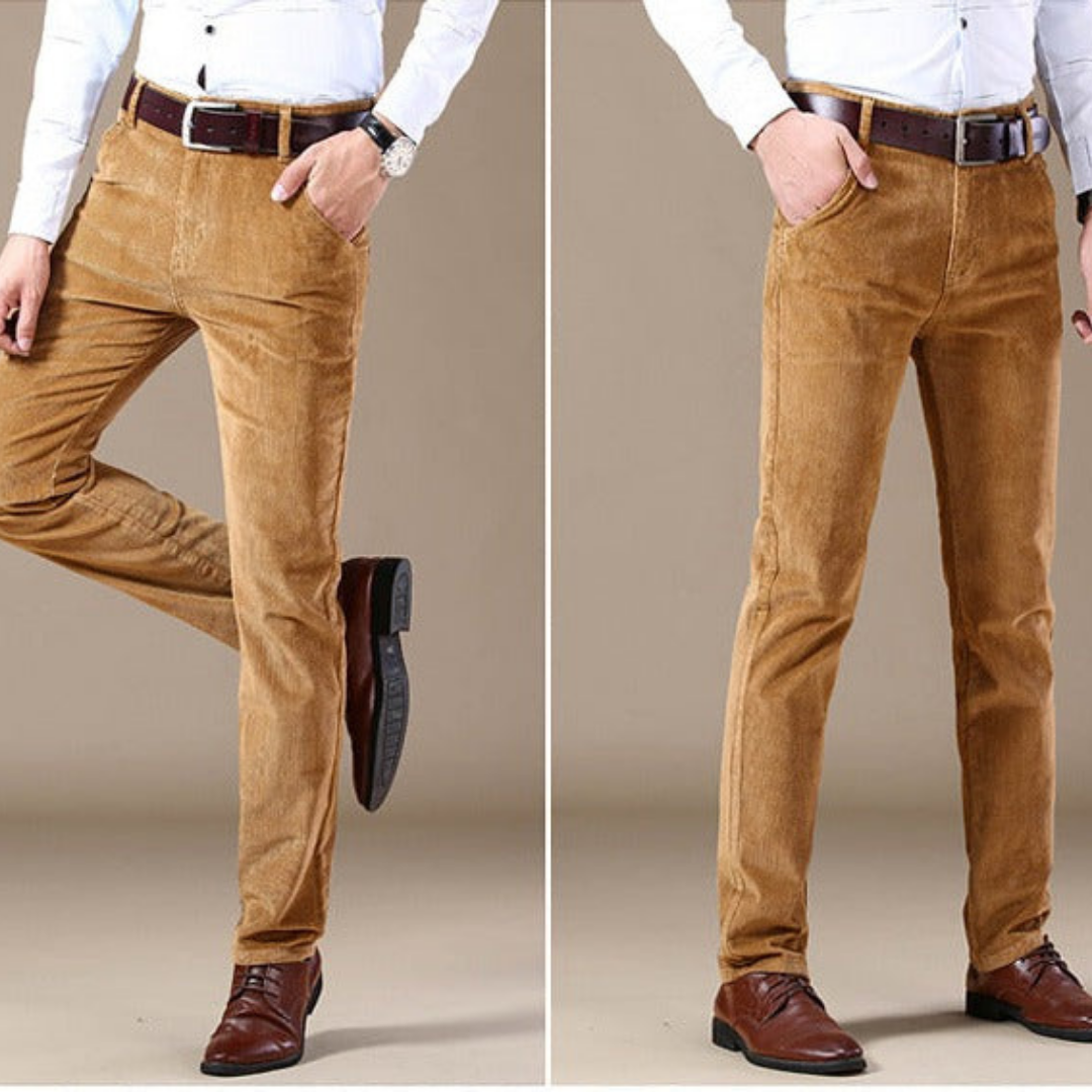 Éric – Pantalons de travail en velours côtelé pour hommes