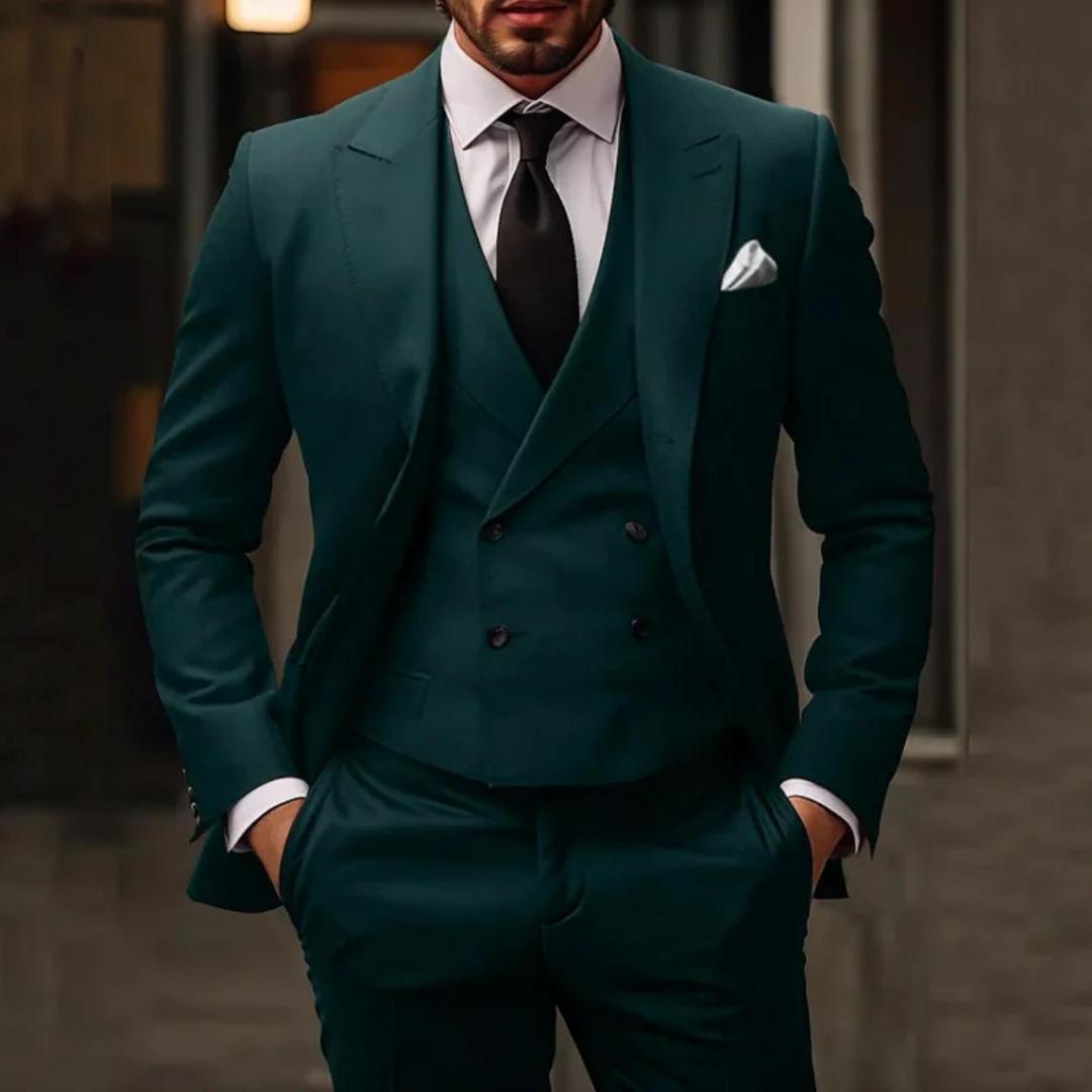 Florentin – Ensemble trois pièces pour hommes : blazer, gilet et pantalon