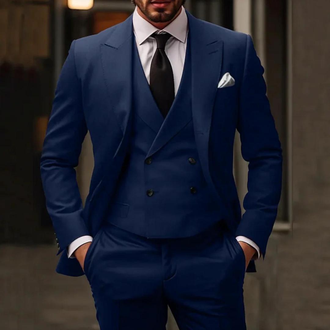 Florentin – Ensemble trois pièces pour hommes : blazer, gilet et pantalon