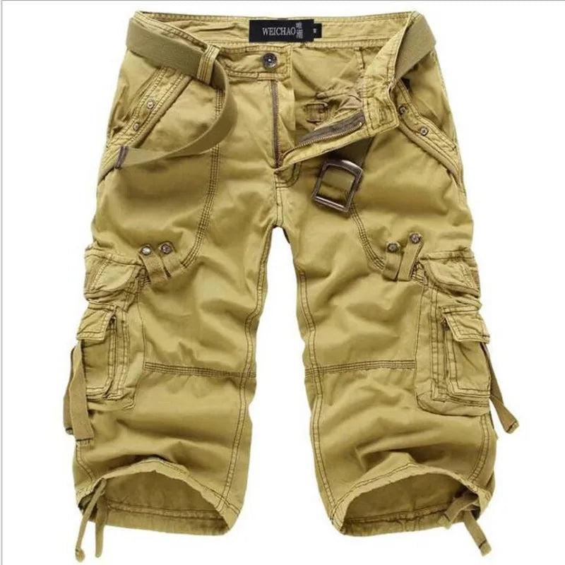 Short cargo décontracté pour homme – Style utilitaire pour l'été et la plage