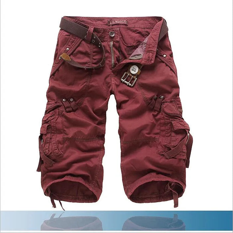 Short cargo décontracté pour homme – Style utilitaire pour l'été et la plage