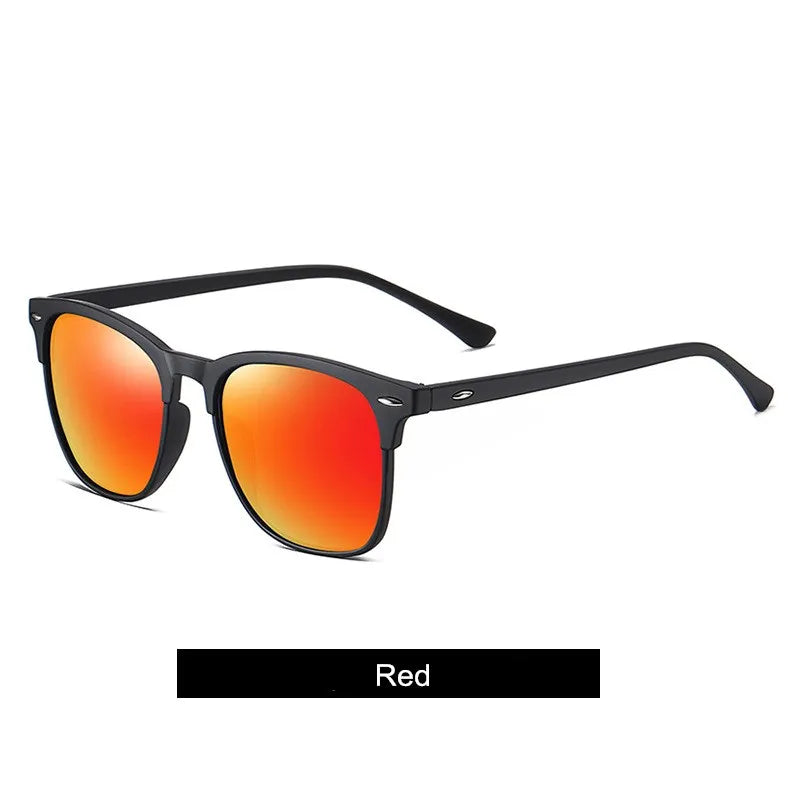 Lunettes de soleil polarisées à monture carrée tendance pour hommes